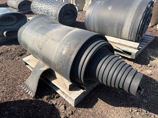 Roll Of Used 36in. Conveyor Belt Conveyor Part