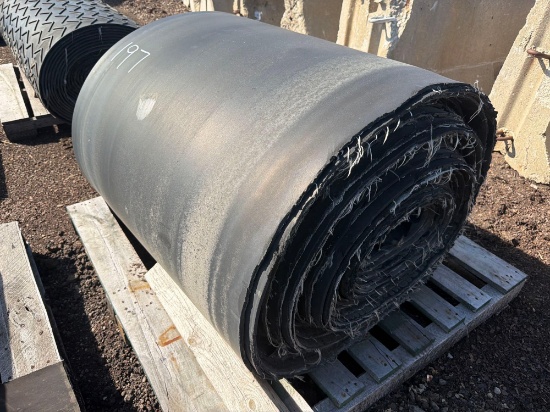 ROLL OF USED 36IN. CONVEYOR BELT CONVEYOR PART