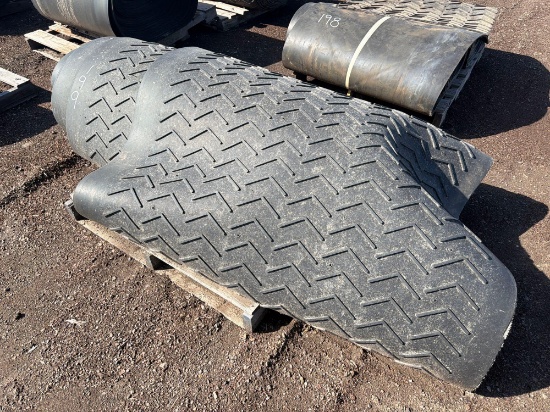 ROLL OF USED 57IN. CONVEYOR BELT CONVEYOR PART