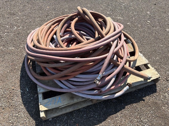 Pallet Of Air Compressor Hose Support Equipment