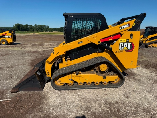 2022 CAT 289D3 RUBBER TRACKED SKID STEER SN:JX907814 powered by Cat C3.3B diesel engine, equipped