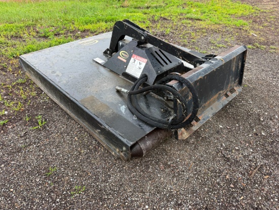 QUICK ATTACH BRUSH HOG SKID STEER ATTACHMENT