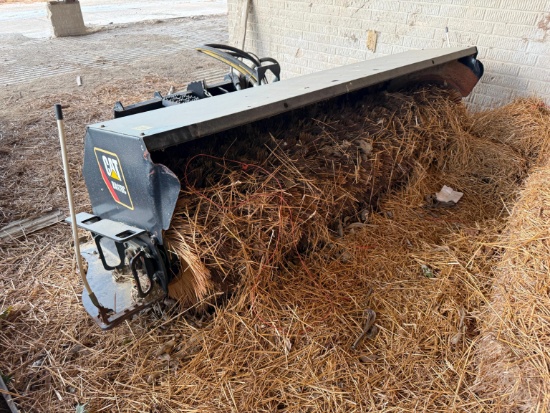 Cat Ba118c Hydraulic Angle Broom Skid Steer Attachment Sn:Bxb04067
