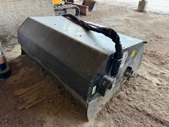 Cat Bu118 Pickup Sweeper Skid Steer Attachment Sn:P6600131