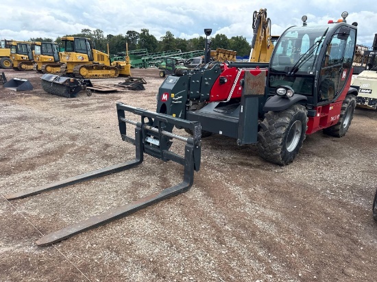 2023 MAGNI TH5.5.19 TELESCOPIC FORKLIFT SN:8516 4x4, powered by diesel engine, equipped with EROPS,
