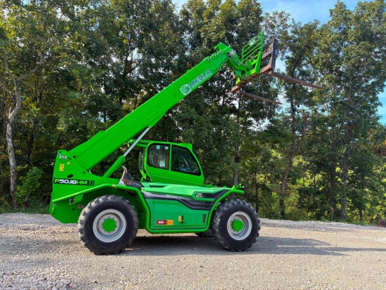 2019 MERLO P50-18HM TELESCOPIC FORKLIFT SN:9002408 4x4, powered by diesel engine, equipped with