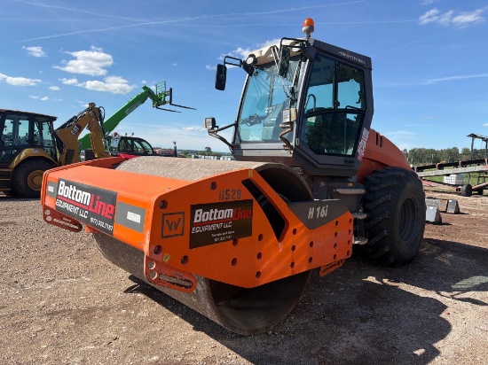 2022 HAMM H16I VIBRATORY ROLLER SN:WGH0H267CHAA00474 powered by diesel engine, equipped with EROPS,