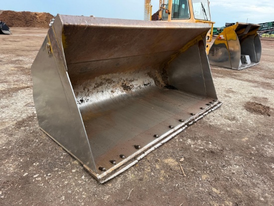 ROCKLAND 11 YARD GP BUCKET W/ BOCE RUBBER TIRED LOADER ATTACHMENT fits Cat 950H, quick coupler