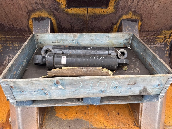 (2) HYDRAULIC CYLINDERS FOR VALLEE HIGH TIP BUCKETS SUPPORT EQUIPMENT