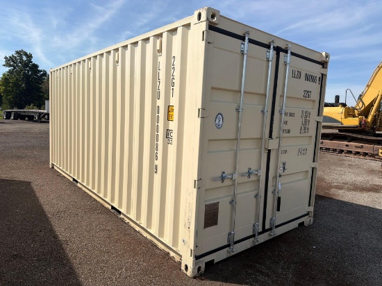 NEW 20FT. MULTI-USE CONTAINER with fork pockets.