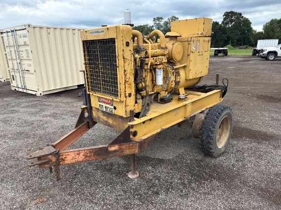 CAT 100KW GENERATOR powered by Cat 3304 diesel engine, equipped with SR4 generator, control panel,
