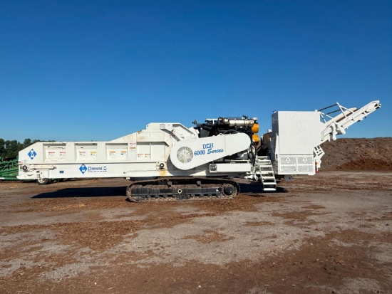 2024 DIAMOND Z DZH6000TKT-46 HORIZONTAL GRINDER powered by Cat C32 diesel engine, equipped with