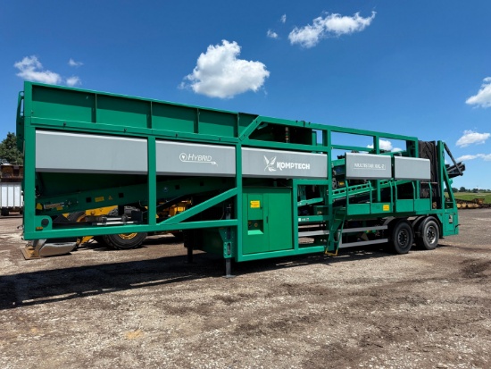 KOMPTECH MULTISTAR XXL-2 SCREENING PLANT SN:6659 powered by Perkins 3468 diesel engine, equipped