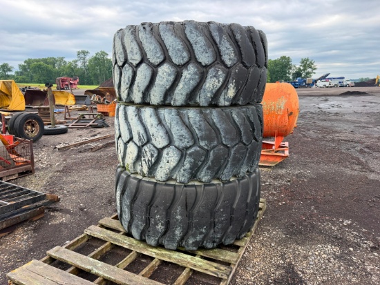 (3) 23.5R25 USED TIRES TIRES, NEW & USED