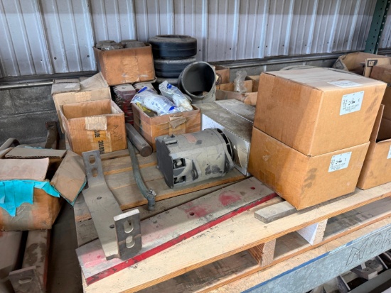 ASST'D MORBARK PARTS: ALTERNATOR, TEETH, ROLLERS, MISC SUPPORT EQUIPMENT