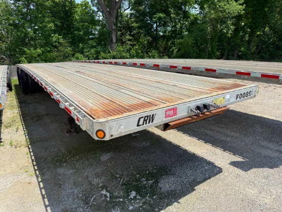 2012 REITNOUER 48FT. FLATBED TRAILER VN:1RNF48A20CR026351 equipped with 48ft. X 102in. Aluminum
