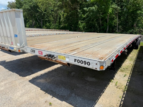 2012 REITNOUER 48FT. FLATBED TRAILER VN:1RNF48A22CR026352 equipped with 48ft. X 102in. Aluminum