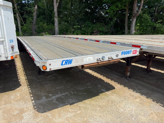 2009 REITNOUER 48FT. FLATBED TRAILER VN:1RNF48A289R021780 equipped with 48ft. X 102in. Aluminum