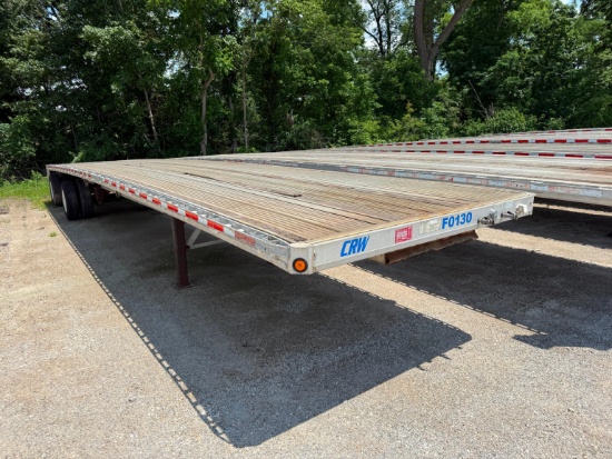 2008 REITNOUER 48FT. FLATBED TRAILER VN:1RNF48A298R020037 equipped with 48ft. X 102in. Aluminum