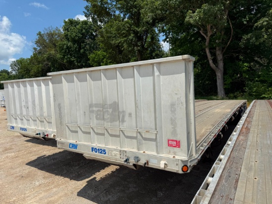 2008 REITNOUER 48FT. FLATBED TRAILER VN:1RNF48A258R020035 equipped with 48ft. X 102in. Aluminum