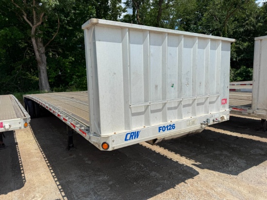 2008 REITNOUER 48FT. FLATBED TRAILER VN:1RNF48A218R020050 equipped with 48ft. X 102in. Aluminum
