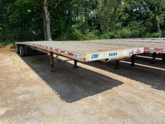 2008 REITNOUER 48FT. FLATBED TRAILER VN:1RNF48A238R026351 equipped with 48ft. X 102in. Aluminum