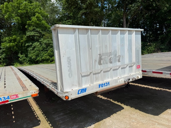 2008 REITNOUER 48FT. FLATBED TRAILER VN:1RNF48A278R020019 equipped with 48ft. X 102in. Aluminum