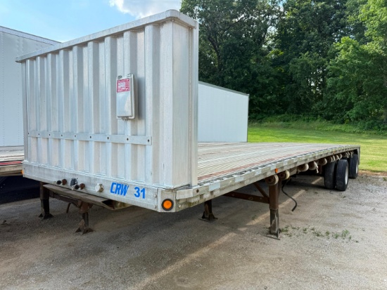 1999 REITNOUER 40FT. FLATBED TRAILER VN:1RNF42A2XXR005896 equipped with 40ft. X 96in. Aluminum