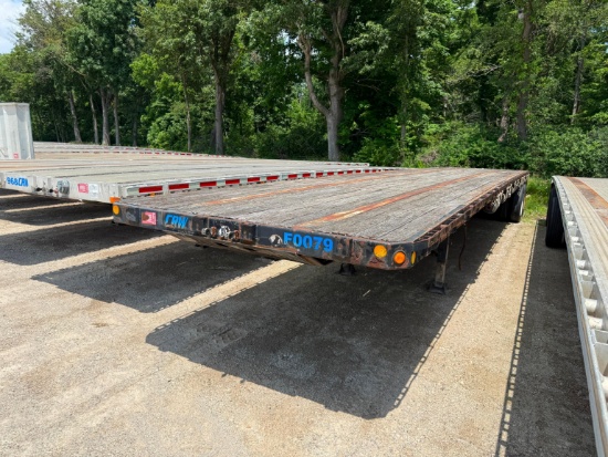 2006 LUFKIN 48FT. FLATBED TRAILER VN:1L01B482561160326 equipped with 48ft. X 102in. Steel Flatbed