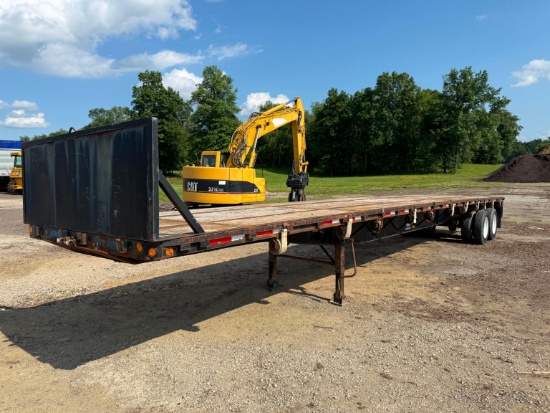 2006 LUFKIN 48FT. FLATBED TRAILER VN:1L01B482961160331 equipped with 48ft. X 102in. Steel Flatbed