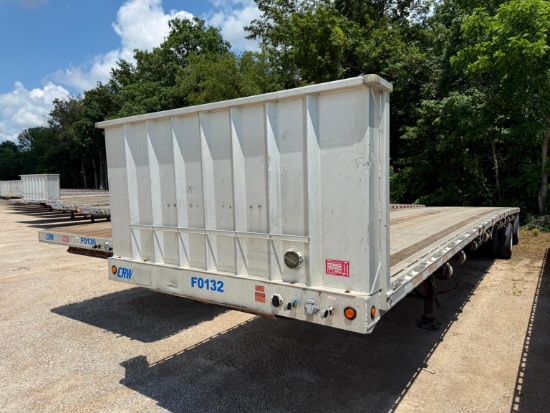 2007 BENSON 48FT. FLATBED TRAILER VN:5DMFABTBX7C001631 equipped with 48ft. X 102in. Aluminum flatbed
