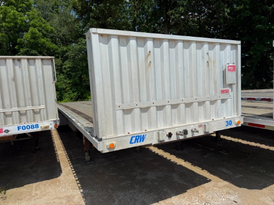 2000 BENSON 48FT. FLATBED TRAILER VN:1NUFT28Z5YMNA0130 equipped with 40ft. X 96in. Aluminum flatbed