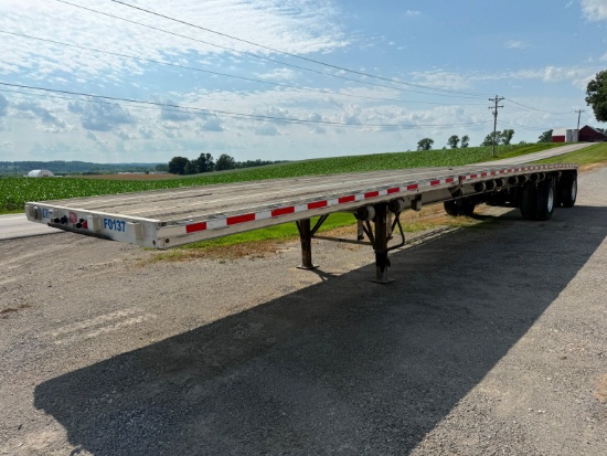 2011 EAST 48FT. FLATBED TRAILER VN:1E1H5Y284BRL45328 equipped with 48ft. X 102in. Aluminum flatbed