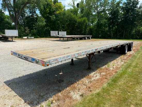 2005 EAST 48FT. FLATBED TRAILER VN:1E1H5Y2825RK35827 equipped with 48ft. X 102in. Aluminum flatbed