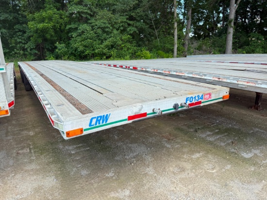 1996 EAST 48FT. FLATBED TRAILER VN:1E1H5Y285TRJ20110 equipped with 48ft. X 102in. Aluminum flatbed