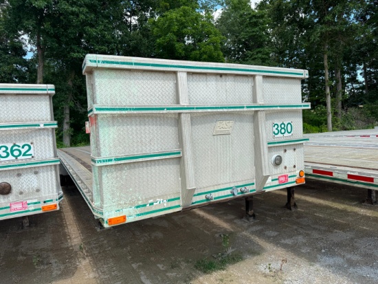 1994 EAST 48FT. FLATBED TRAILER VN:1E1H5Y284RRG15217 equipped with 48ft. X 102in. Aluminum flatbed