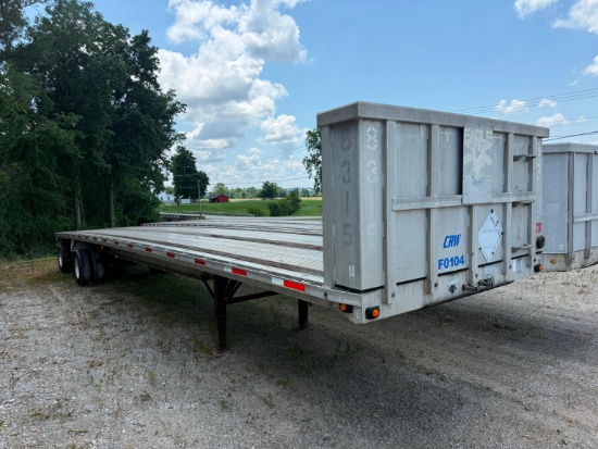 1999 RAVENS 48FT. FLATBED TRAILER VN:1R1F94826XK990761 equipped with 48ft. X 102in. Aluminum flatbed