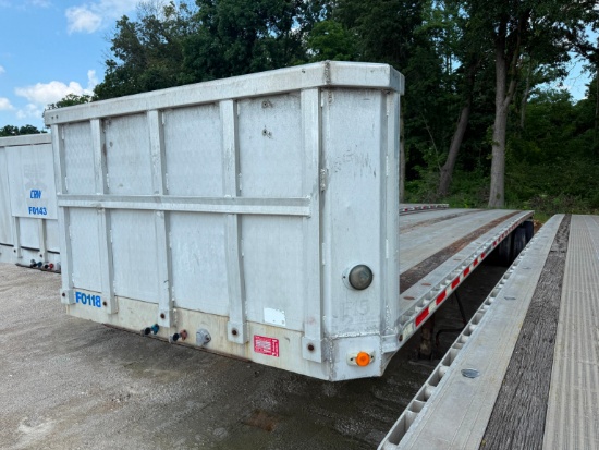 1999 RAVENS 48FT. FLATBED TRAILER VN:1R1F24825XK990044 equipped with 48ft. X 102in. Aluminum flatbed