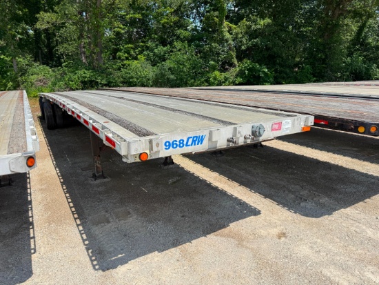 1993 RAVENS 45FT. FLATBED TRAILER VN:1R1F04527PJ933020 equipped with 45ft. X 96in. Aluminum flatbed