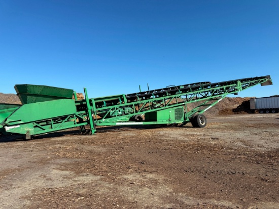 MCCLOSKEY 36 X 80 DK RADIAL STACKING CONVEYOR CONVEYORS & STACKER SN:82735 powered by Kubota diesel