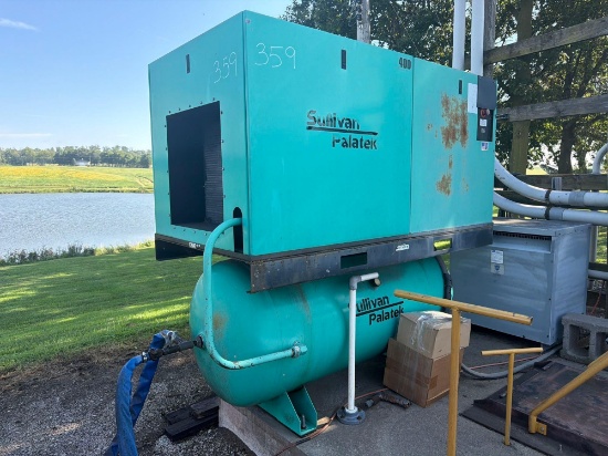 SULLIVAN PALATEK 40DSW ROTARY AIR COMPRESSOR 40hp, 3-phase,