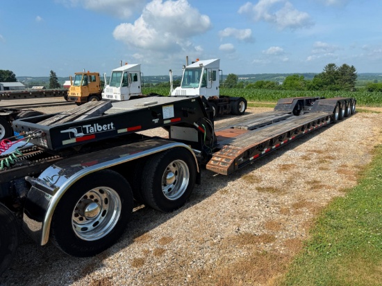 2012 TALBERT T(4) DW-55SA-HRG-1-T1-(EC3/1) DETACHABLE GOOSENECK TRAILER VN:40FSK5239C1031931