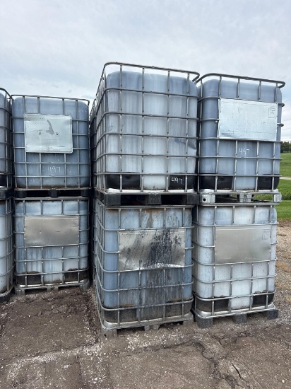 (28) 330 GALLON TOTE TANKS SUPPORT EQUIPMENT