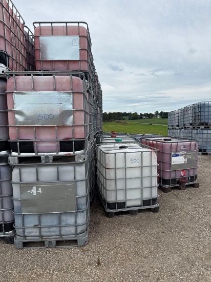 (29) 275 GALLON TOTE TANKS SUPPORT EQUIPMENT