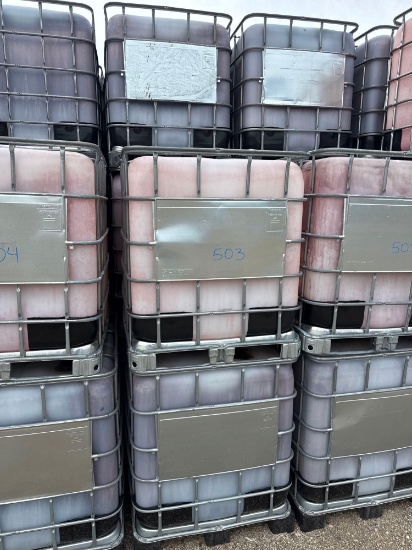 (20) 275 GALLON TOTE TANKS SUPPORT EQUIPMENT