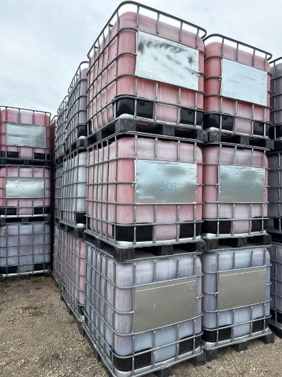 (21) 275 GALLON TOTE TANKS SUPPORT EQUIPMENT