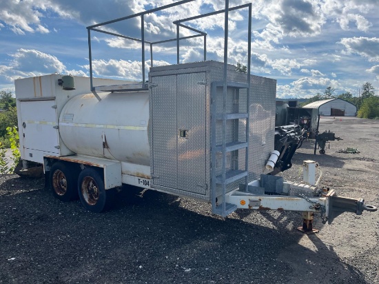 OIL TANK/FILTER TRAILER FUEL/LUBE TRAILER tandem axle.