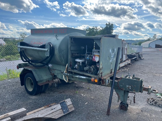500 GALLON FUEL TRAILER single axle.