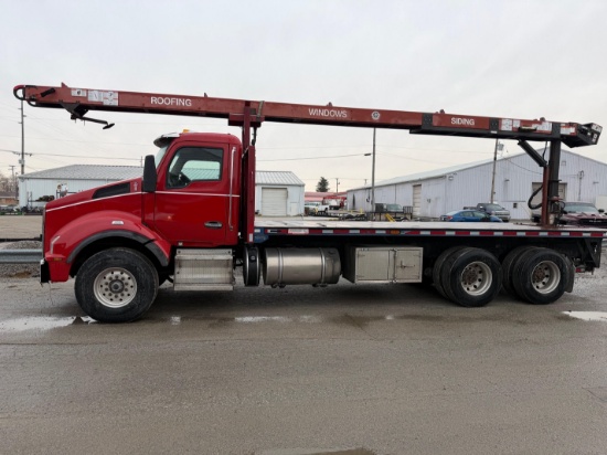 2015 KENWORTH T880 CONVEYOR TRUCK VN:468955 powered by Paccar MX-13 diesel engine, 430hp, equipped