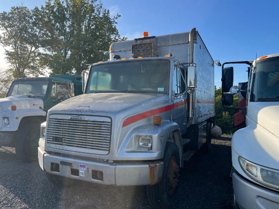 FREIGHTLINER FL70 VAN TRUCK VN:N/A powered by Cat diesel engine, equipped with Allison automatic
